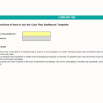Cash Flow Dashboard Template Instructions | eFinancialModels Guide for using the Cash Flow Dashboard with inputs and calculations overview.