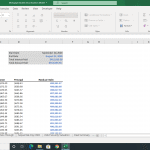 Mortgage Amortization Table for Debt Securitization | eFinancialModels Mortgage amortization table showing payment schedules and loan details.