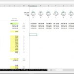 Financial Model Assumptions Overview for Production Analysis | eFinancialModels Assumptions section detailing production profiles and degradation factors in Excel sheet.
