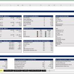 Financial Model Snapshot for Investment Analysis | eFinancialModels Screenshot of a financial model displaying project NPV, IRR, and funding scenarios in Excel