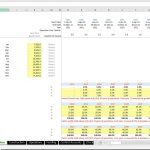 Visitor Profile and Growth Rates in Financial Model | eFinancialModels Excel spreadsheet showing visitor profile and annual growth rate assumptions