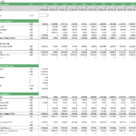 Detailed cash flow forecast including unlevered and leveraged metrics for a poultry project.