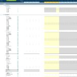 Income Statement actuals for professional services, including revenue and cost details.