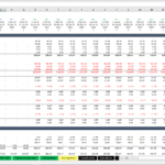 Monthly Financial Statement Template Overview | eFinancialModels Monthly financial statement with revenue, costs, and profit metrics by month.