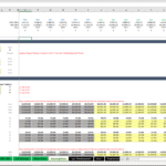 Financial Model Assumptions for App Business | eFinancialModels Assumptions worksheet for app business model detailing project timeline and user metrics.