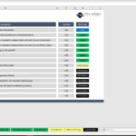Financial Model Template Index Overview | eFinancialModels Index page of financial model showing sheet names and descriptions for navigation.