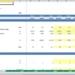 Telecom Financial Assumptions for Forecasting | eFinancialModels Financial model showing key working capital and share capital assumptions