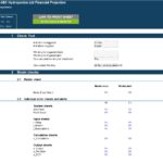 System check panel displaying error and alert status for financial model