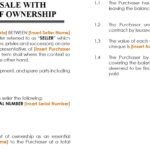 Credit Contract of Sale Template Example | eFinancialModels Credit contract template detailing terms for sales and payment schedules.