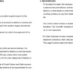 Guide to credit control and debt recovery procedures for businesses.