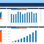 Financial Dashboard Metrics Overview | eFinancialModels Financial dashboard showing cash flow, ratios, and valuation forecasts.