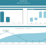 Vila Speranza Financial Overview | eFinancialModels Financial analysis graph showing gross sales, levered cash flow, and monthly project costs for Vila Speranza.