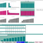 Financial Dashboard Summary: Growth and Cash Flow Analysis | eFinancialModels Financial dashboard showing operating revenue growth and cash flow metrics in Excel.