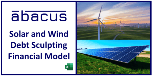 Abacus Solar & Wind Debt Sculpting Financial Model