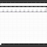 Sales Schedule Template for Revenue Projections | eFinancialModels Sales schedule in Excel displaying monthly revenue and utilized capacity data.