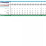 Cost Build-Up Overview in Financial Model | eFinancialModels Table showing annual cost build-up including salaries and overhead expenses.