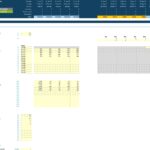 Revenue forecasting and pricing details for dental services in a financial model.
