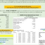 Automated Ten-Year Financial Report Example | eFinancialModels Automated report example showing profit calculation and cash flow details with the Prop Pro 24/7 system.