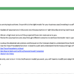 Instructions for Self Storage Investment Model Template | eFinancialModels Instructions for working with the Self Storage Property Investment Model Template.