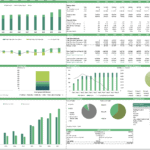 Financial model illustrating cash flows, costs, and projected values for a coffee farm.