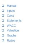 Supermarket Financial Model Checklist Overview | eFinancialModels Checklist for components of a supermarket financial model including inputs, calculations, and valuation.