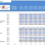 Supermarket Balance Sheet Financial Model | eFinancialModels Balance sheet displaying cash, assets, liabilities, and equity for a supermarket model.