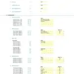 Setup inputs for ABC Insurance Broker Ltd's financial model, detailing revenue, expenses, and staff costs.