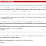 Summary of project and exercise details for investment analysis in renewable energy.