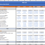 Nile Ltd. Balance Sheet Model Overview | eFinancialModels Balance sheet showing Nile Ltd.'s financials from 2019 to 2024.