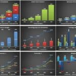 Financial Performance Overview 2020-2024 | eFinancialModels Graph depicting financial performance metrics including orders, revenues, active users, and expenses from 2020 to 2024.