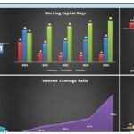 Key Financial Metrics Dashboard (2022-2026) | eFinancialModels Financial dashboard illustrating key metrics: business cycle, working capital, debt ratios, and returns.