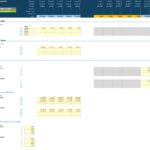 ABC Entertainment Ltd Financial Projections Overview | eFinancialModels Financial projection table with detailed direct expenses and salary data for entertainment company