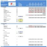 Mobile App Valuation Financial Model Template | eFinancialModels Financial model template for mobile app valuation with key metrics and cash flow projections.