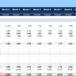 Pro Forma Cash Flow Statement showing projected cash inflows and outflows.