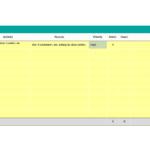 Kanban board layout with tasks, priorities, and details for project management.