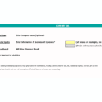 Steps for Using Financial Model Dashboard | eFinancialModels Instructions for entering company data and using key model features.