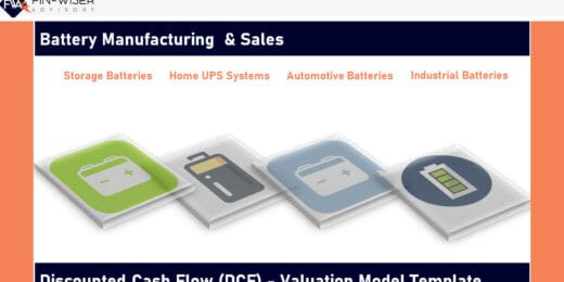 Battery Manufacturing & Sales – Discounted Cash Flow (DCF) Valuation Model
