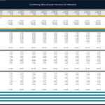 Clothing Boutique Inventory Control Model in Excel | eFinancialModels Inventory control model showcasing sales and inventory data for clothing categories.
