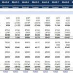 Pro Forma Balance Sheet Forecast Overview | eFinancialModels Pro forma balance sheet showing projected financial data.