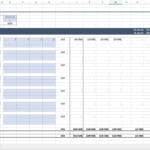 Marketing and Advertising Budget Template | eFinancialModels Marketing budget spreadsheet showing allocation for social media and events.