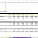 Monthly Pro Forma Financial Overview for Debt Service | eFinancialModels Graphical representation of monthly debt service and cash flow analysis for financial planning