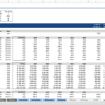 Gross Profit Analysis Template for Financial Planning | eFinancialModels Detailed financial template showing gross profit and revenue forecasts from 2022 to 2026.