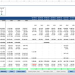 Detailed Cash Flow Statement for 2022 | eFinancialModels Cash flow statement detailing cash flows, investments, and financing for 2022.