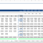 Detailed Balance Sheet Template Overview for Financial Modeling | eFinancialModels Balance sheet template showcasing financial position with assets and liabilities for 2022-2026 analysis.