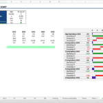 Cashflow Bridge Chart Showing Multi-Year Cash Flows | eFinancialModels Cashflow bridge chart detailing annual openings and closing balances from 2022 to 2026.