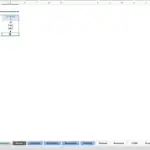 Excel settings for model start date and period adjustments.