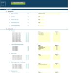 ABC Wholesale Ltd Setup Inputs in Financial Model | eFinancialModels Financial projection model setup inputs for ABC Wholesale Ltd, including general and naming inputs such as company name, currency, product categories, and associated costs.