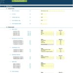 ABC Solar Farm Setup Inputs for Financial Projection | eFinancialModels Setup input fields for financial projection model including company name and timeline.