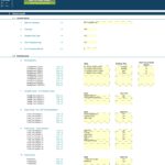 Setup inputs for ABC Properties Ltd financial projection model