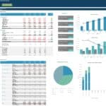 ABC Wholesale Ltd Financial Projection Dashboard | eFinancialModels Financial dashboard showing income statement, balance sheet, and product performance for ABC Wholesale Ltd.